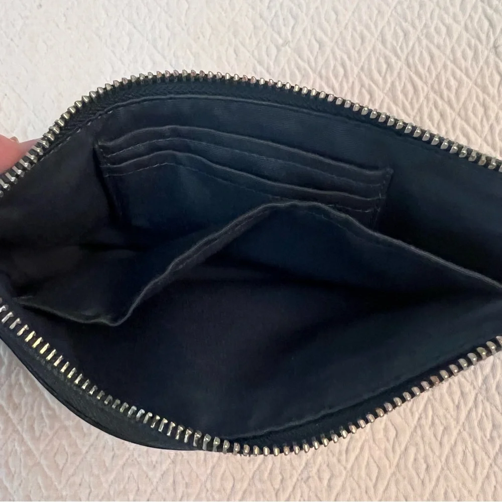 COACH Pebbled Leather Wristlet